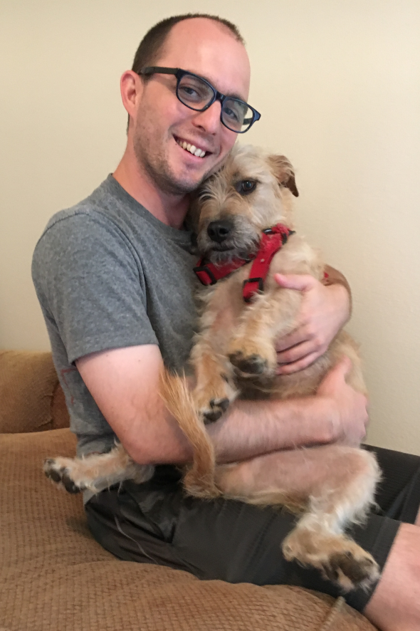 Calvin and his dog Nasus - Streamlined Gaming