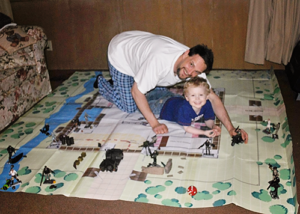 Kerry Keith Murdock playing Realm Warfare with his nephew