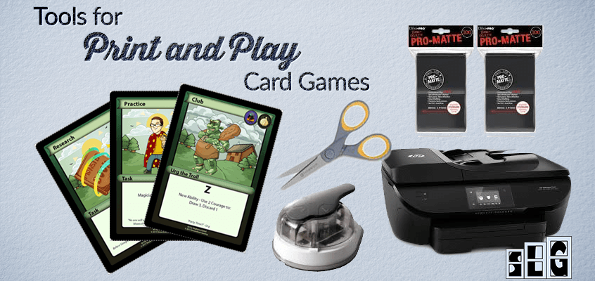 Tools for Print and Play Card Games with Example Items