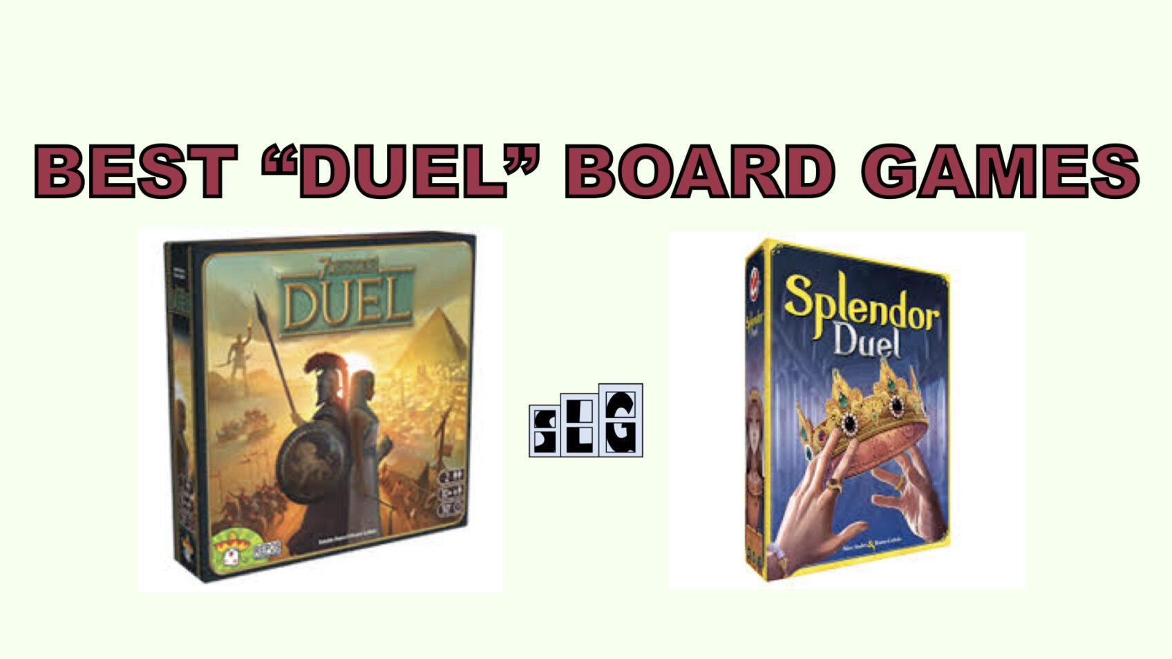 The Best Two Player "Duel" and "Duet" Board Games of Their Original ...